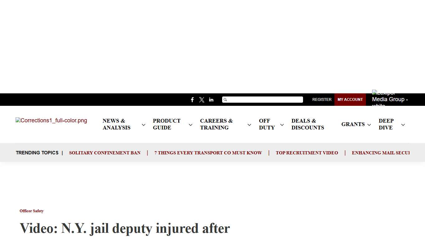 Cayuga County jail deputy injured in inmate assault