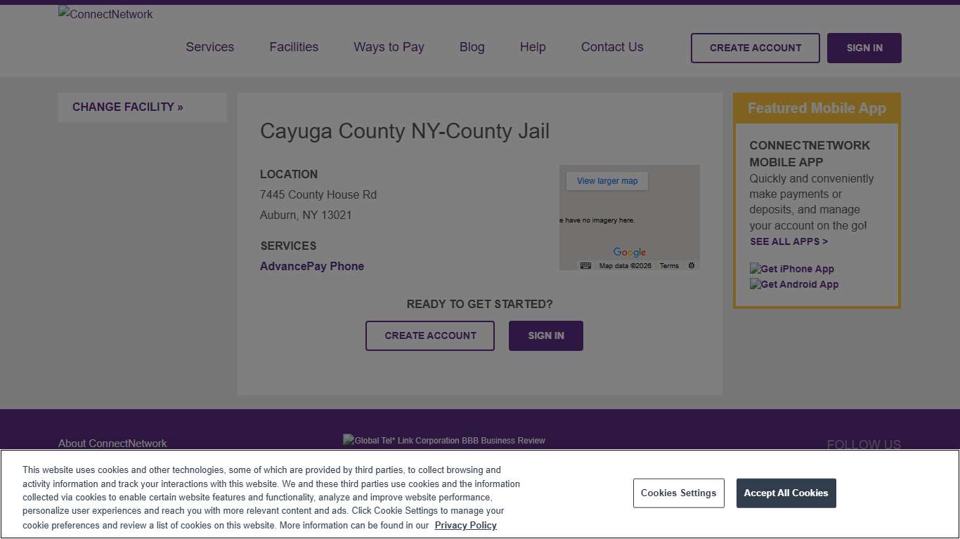 Cayuga County NY-County Jail ConnectNetwork